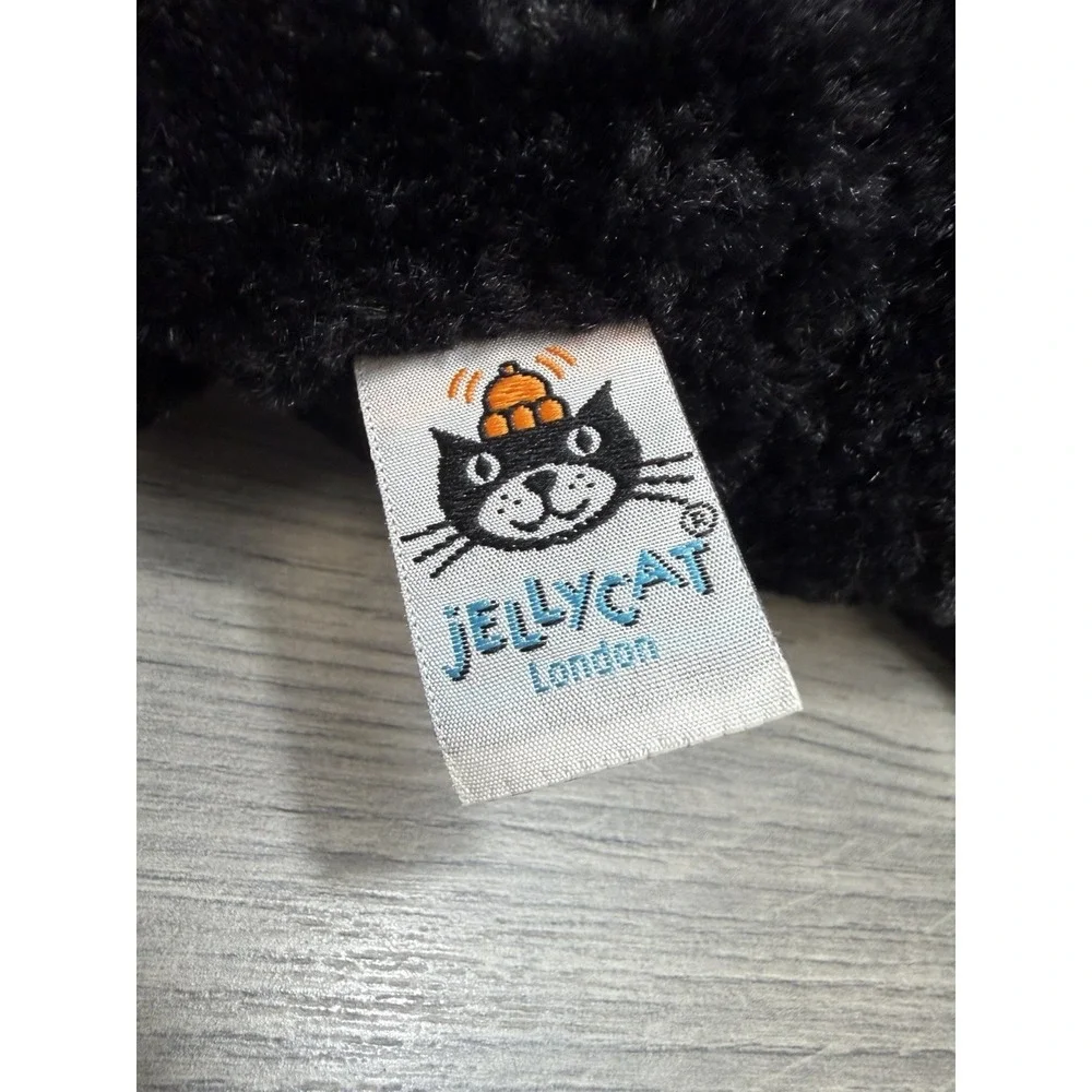 Jellycat Amore Cat Black Plush Stuffed Animal 11